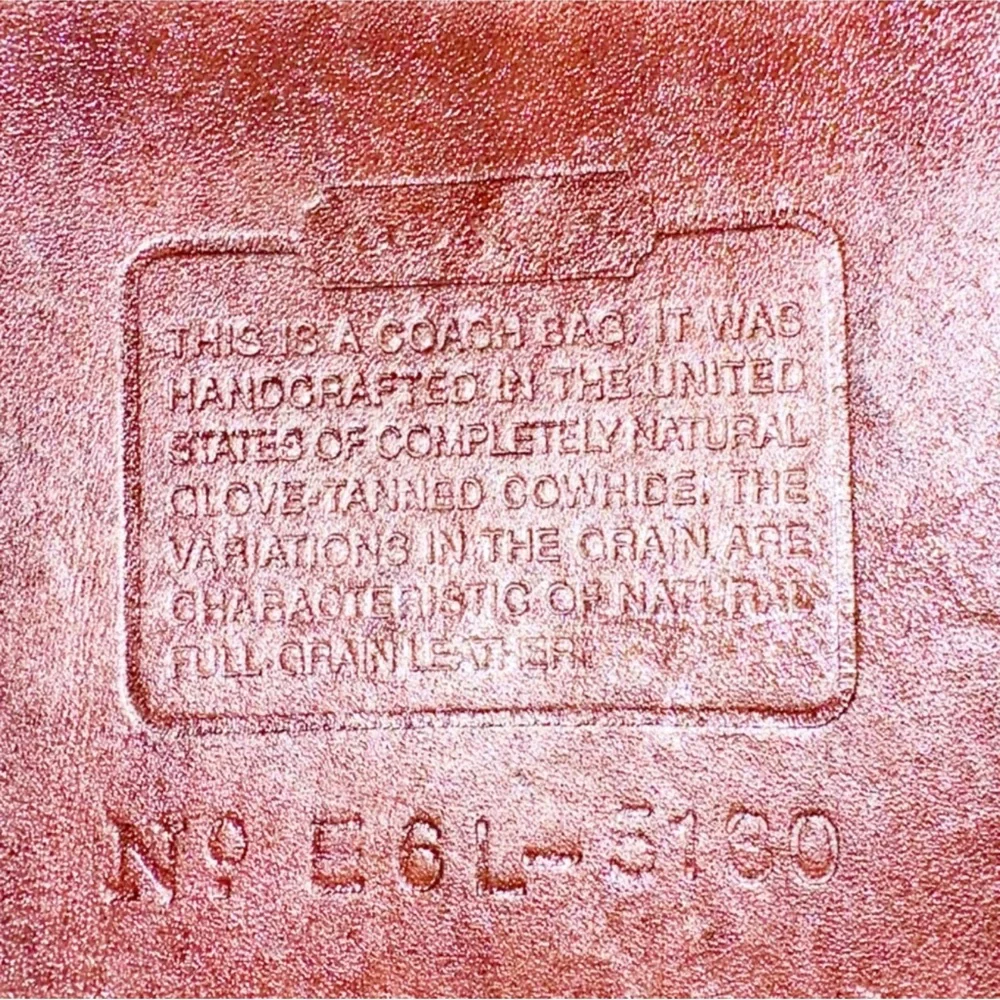 Coach Vintage Station Bag 5130 Mahogany Brown
Crossbody USA 1996 - Picture 7 of 8